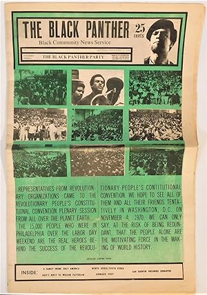 1970 Black Panther Newspaper Containing Bobby Seale's Appeal and Writing by Huey P. Newton