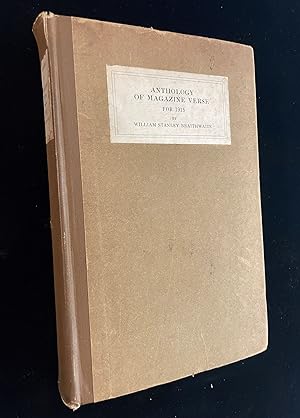 Seller image for ANTHOLOGY OF MAGAZINE VERSE FOR 1915 AND YEAR BOOK OF AMERICAN POETRY for sale by Johnnycake Books ABAA, ILAB