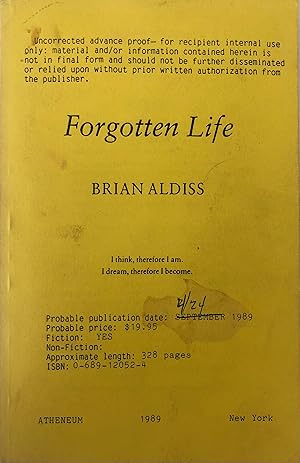 Seller image for Forgotten Life for sale by Collectible Science Fiction