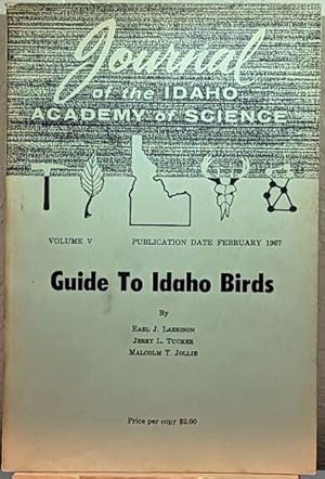 Image du vendeur pour Guide to Idaho Birds: Journal of the Idaho Academy of Science, Volume V mis en vente par Retrograde Media