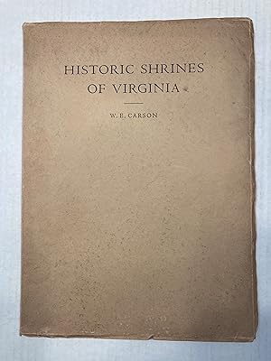 HISTORIC SHRINES OF VIRGINIA