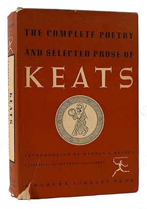 Seller image for THE COMPLETE POETRY AND SELECTED PROSE OF KEATS for sale by Rare Book Cellar