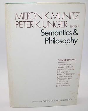 Seller image for Semantics and Philosophy for sale by Easy Chair Books