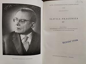 Slavica Pragensia IV, venovano akademiku Bohuslavu Havrankovi k sedmdesatym Narozeninam Slavica P...