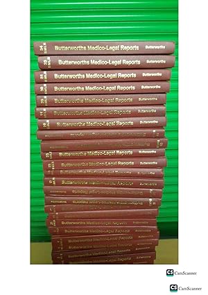 Bild des Verkufers fr Butterworth Medico-Legal Reports different Volumes zum Verkauf von UK LAW BOOK SELLERS LTD
