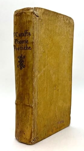 Immagine del venditore per Dicerie poetiche overo vaghissime descrittioni e discorsi accademici. venduto da Antiquariat Burgverlag