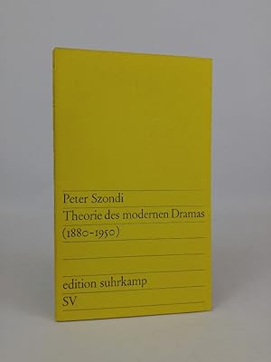 Bild des Verkäufers für Theorie des modernen Dramas zum Verkauf von ANTIQUARIAT Franke BRUDDENBOOKS