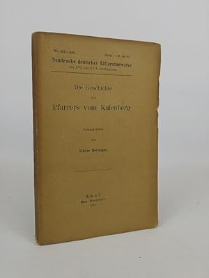 Imagen del vendedor de Die Geschichte des Pfarrers vom Kalenberg. a la venta por ANTIQUARIAT Franke BRUDDENBOOKS