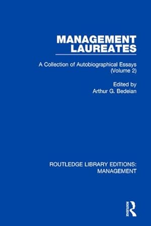 Seller image for Management Laureates : A Collection of Autobiographical Essays for sale by GreatBookPrices