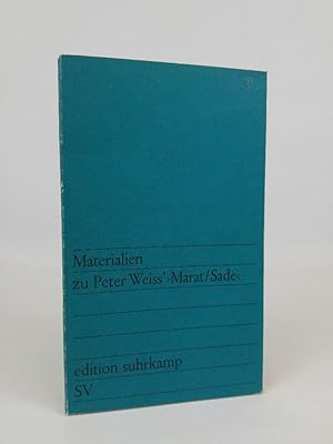 Seller image for Materialien zu Peter Weiss' 'Marat/Sade' Zusammengestellt von Karlheinz Braun for sale by ANTIQUARIAT Franke BRUDDENBOOKS