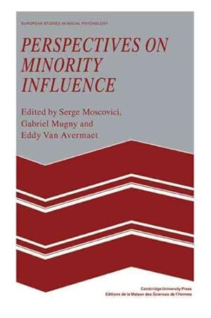 Imagen del vendedor de Perspectives on Minority Influence a la venta por GreatBookPrices