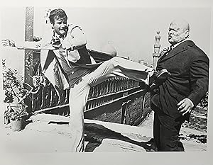 Black and White Press Photo for the 1974 Film Adaptation of Ian Fleming's The Man with the Golden...