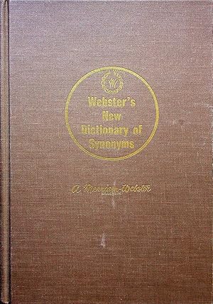 Seller image for Webster's New Dictionary of Synonyms for sale by Adventures Underground