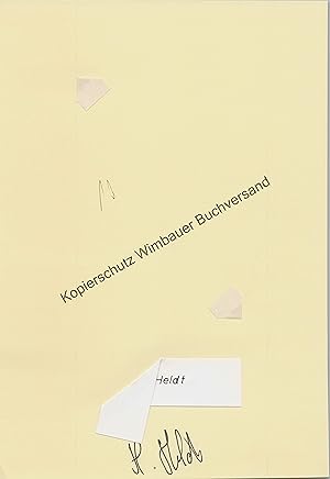 Bild des Verkufers fr Original Autogramm Horst Heldt Schalke /// Autograph signiert signed signee zum Verkauf von Antiquariat im Kaiserviertel | Wimbauer Buchversand