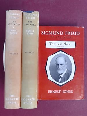Bild des Verkufers fr Sigmund Freud. Life and Work (complete in 3 volumes). zum Verkauf von Wissenschaftliches Antiquariat Zorn