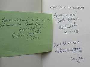 Bild des Verkufers fr Long Walk to Freedom zum Verkauf von Jonathan Frost Rare Books Limited