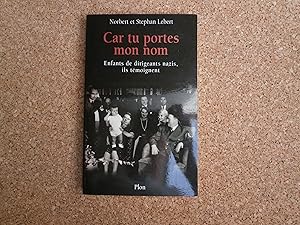 Seller image for Car Tu Portes Mon Nom for sale by Le temps retrouv