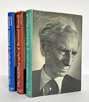 The Autobiography of Bertrand Russell. In three volumes.