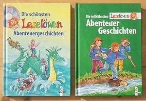 Immagine del venditore per Zwei Bcher: Die tollkhnsten Leselwen Abenteuergeschichten + Die schnsten Leselwen Abenteuergeschichten [ohne CD] venduto da Versandantiquariat Manuel Weiner