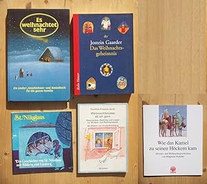 Konvolut mit fünf Bücher: 1. Es weihnachtet sehr - Ein Lieder-, Geschichten- und Bastelbuch für d...