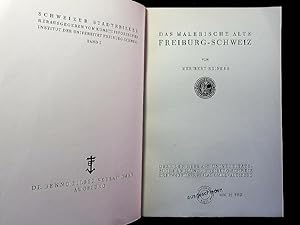 Bild des Verkufers fr Das malerische alte Freiburg-Schweiz. zum Verkauf von Antiquariat Bookfarm