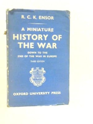 Seller image for A Miniature History of The War for sale by World of Rare Books