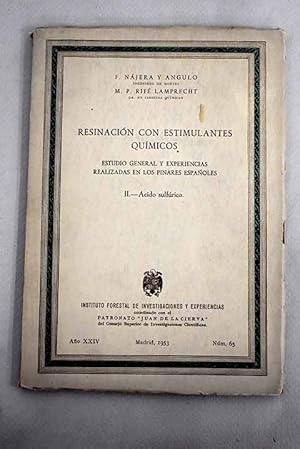 Seller image for Resinacin con estimulantes qumicos for sale by Alcan Libros