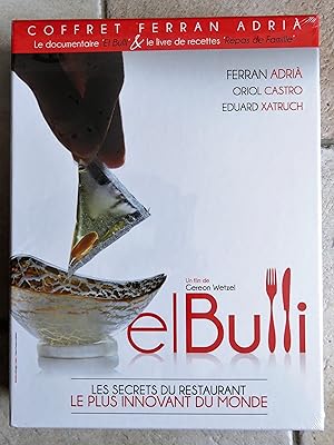 Image du vendeur pour Coffret Ferran Adria.DVD:"el bulli"+LIVRE:"repas de famille" mis en vente par la petite boutique de bea