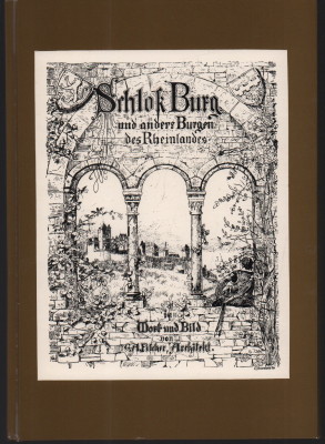 Imagen del vendedor de Schloss Burg an der Wupper, die Burgen des Mittelalters und das Leben auf denselben. a la venta por Antiquariat Jenischek