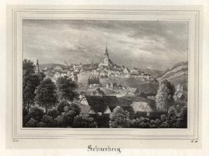 Bild des Verkufers fr Gesamtansicht. Kreidelithographie aus Saxonia. zum Verkauf von Antiquariat Heinz Tessin