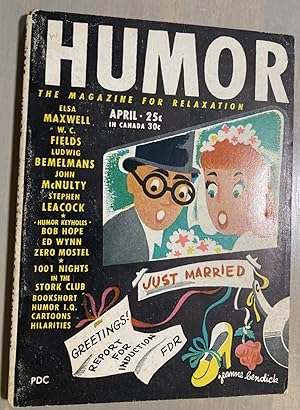 Image du vendeur pour Humor The Magazine for Relaxation April 1945 mis en vente par biblioboy