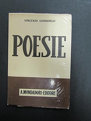 Cardarelli Vincenzo. Poesie. Mondadori. 1942-I