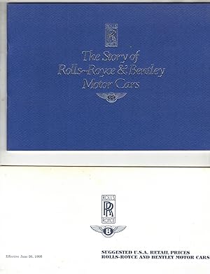 Imagen del vendedor de The Story of Rolls-Royce & Bentley Motor Cars a la venta por Wickham Books South