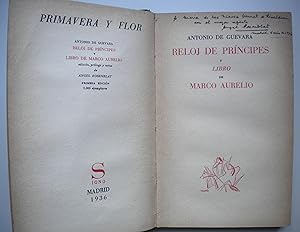 Reloj de príncipes y Libro de Marco Aurelio [Firmado / Signed]