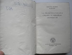 Seller image for La princesa lejana - Cyrano de Bergerac - Chantecler for sale by Libreria Ninon