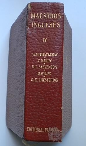 Seller image for Maestros Ingleses IV. La feria de las vanidaes, Teresa de Ubervilles, La isla del tesoro, El retrato de Dorian Gray, El hombre que fue jueves for sale by Libreria Ninon