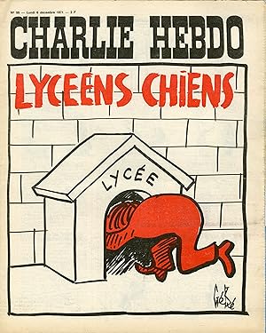 "CHARLIE HEBDO N°55 du 6/12/1971" Gébé : LYCÉENS CHIENS