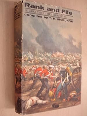 Imagen del vendedor de Rank and file: The common soldier at peace and war, 1642-1914 a la venta por WeBuyBooks