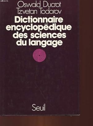 Bild des Verkufers fr Dictionnaire encyclopedique des sciences du langage zum Verkauf von Ammareal