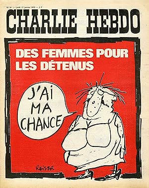 "CHARLIE HEBDO N°61 du 17/1/1972" REISER : DES FEMMES POUR LES DÉTENUS