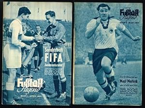 Fußball-Jugend: Jahrgang 1954, Heft 1-12 (12 Einzelhefte). -