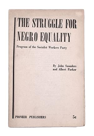 Bild des Verkufers fr The Struggle for Negro Equality zum Verkauf von James Cummins Bookseller, ABAA