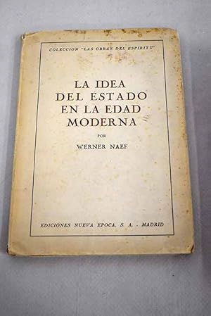 Imagen del vendedor de La idea del Estado en la Edad Moderna a la venta por Alcan Libros