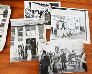 Seller image for Small Archive of UK Press Photographs of Various Social Issue Demonstrations Including Save The Whales, Anti-Abortion, Boreham Wood etc. for sale by Derringer Books, Member ABAA