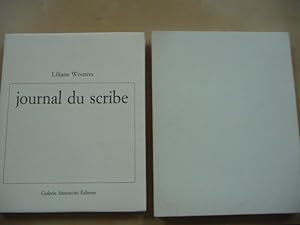 - journal du scribe. [ Gedichte ]. gravures originales de Karl-Georg Hirsch. [in französischer Sp...