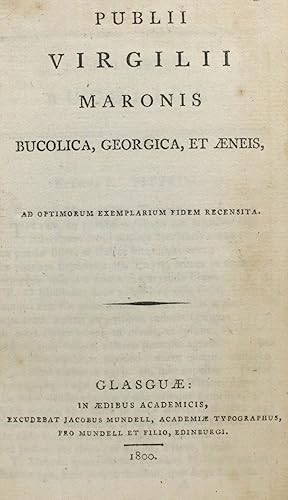 Bucolica, Georgica, et Aeneis