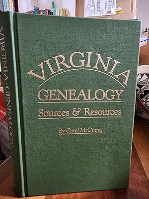 Seller image for Virginia Genealogy Sources & Resources for sale by Nash Books