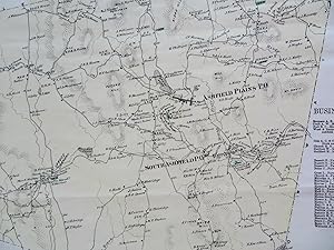 Ashfield Franklin County Massachusetts 1871 F.W. Beers lithograph detailed map