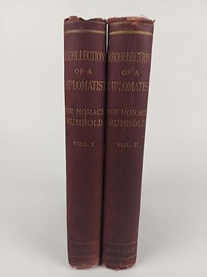 Seller image for RECOLLECTIONS OF A DIPLOMATIST [2 VOLUMES] for sale by Second Story Books, ABAA