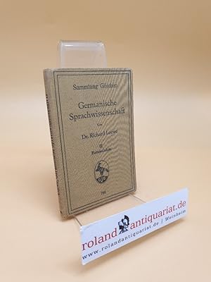 Bild des Verkufers fr Germanische Sprachwissenschaft 2 ; Formelehre zum Verkauf von Roland Antiquariat UG haftungsbeschrnkt